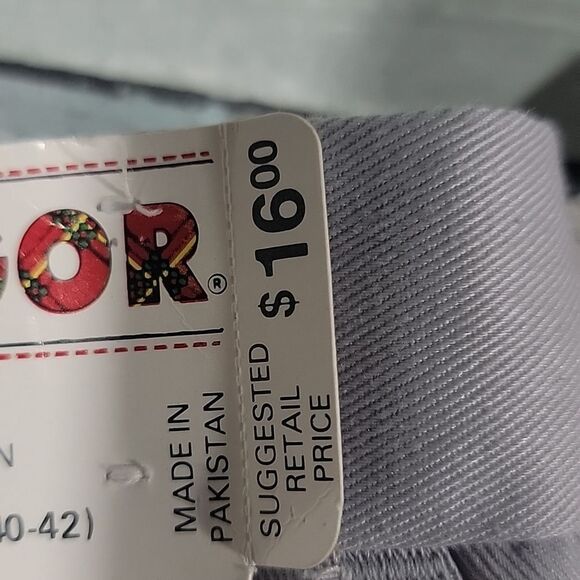 MCGREGOR Vintage Single Stitch size XL Mens Light Gray Elastic Back Blend Shorts - Picture 7 of 8